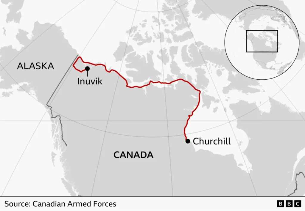 Canadian Arctic Patrol Map